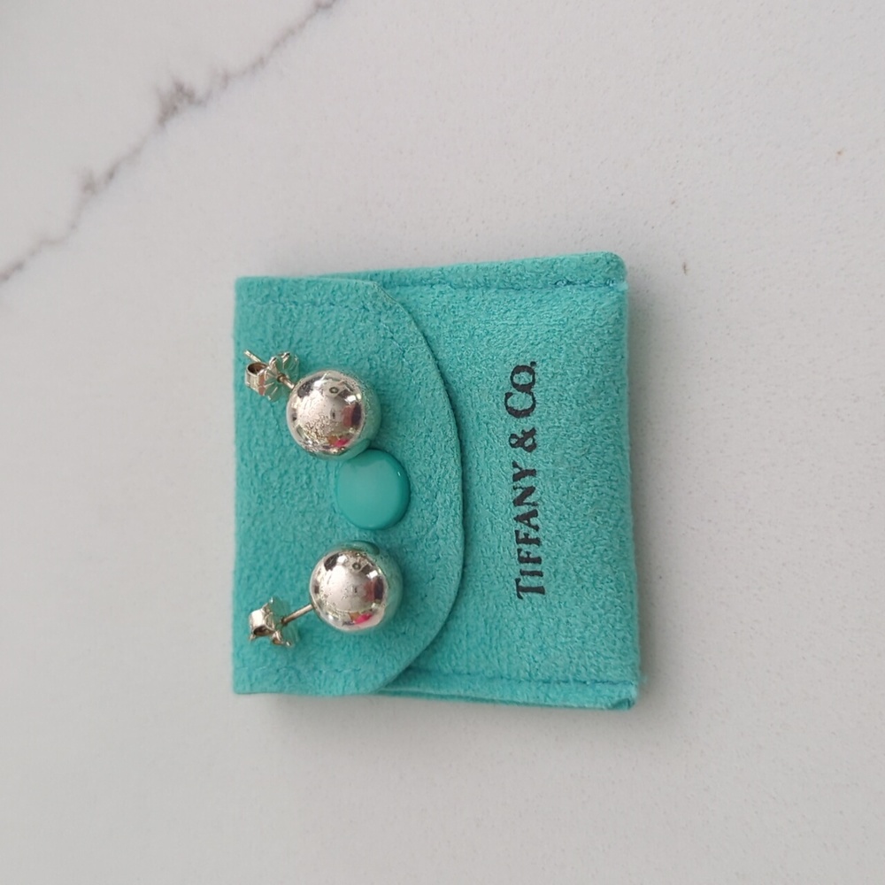 Tiffany and Co ball earrings